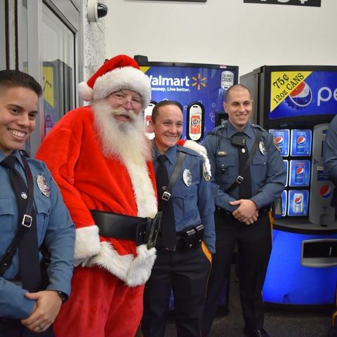 The township of hamilton police department, as well as multiple other law enforcement agencies, military heroes and first responders from atlantic county participated in the 12th annual shop with a hero event.