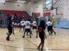 Holiday basketball game between the atlantic city police department and students at the dr. Martin luther king jr. School complex.