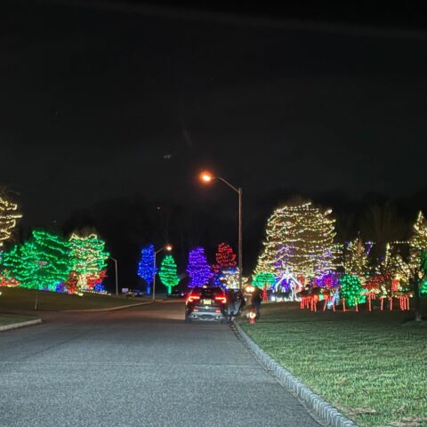 This monmouth county neighborhood delivers one of the best christmas light drive-throughs in new jersey - photo licensed by shore news network.
