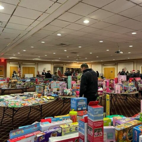 Jackson first responders deliver holiday cheer to families and children in need - photo licensed by shore news network.