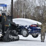 he ROOK removing vehicles from the roadways in Buffalo, so the streets can be plowed! - Photo by NYSP