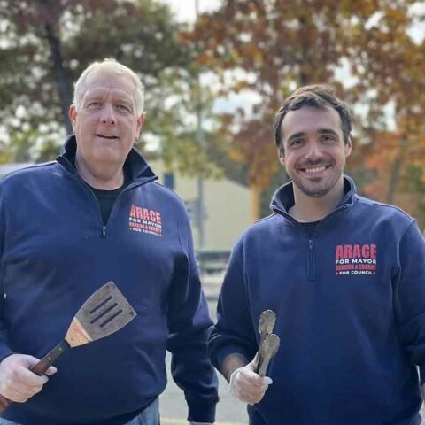 Arace appears to have won the manchester mayoral election - photo licensed by shore news network.