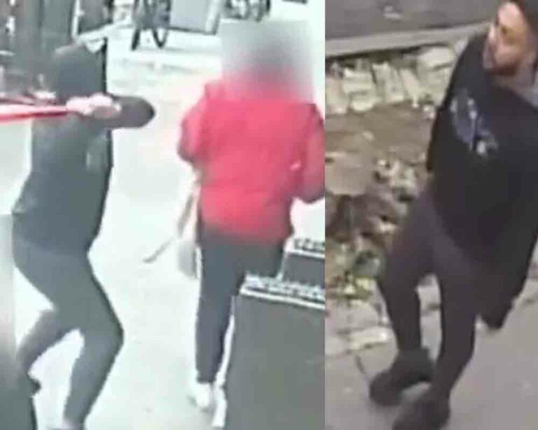 Man attacked with bat in New York City.