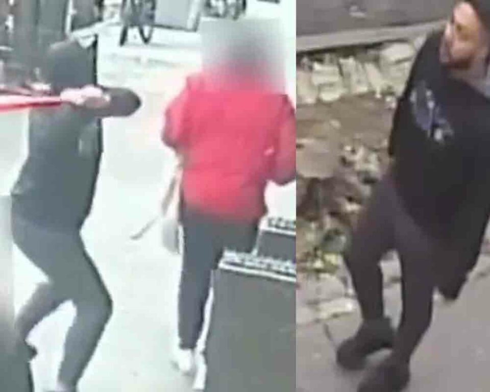 Man attacked with bat in New York City.