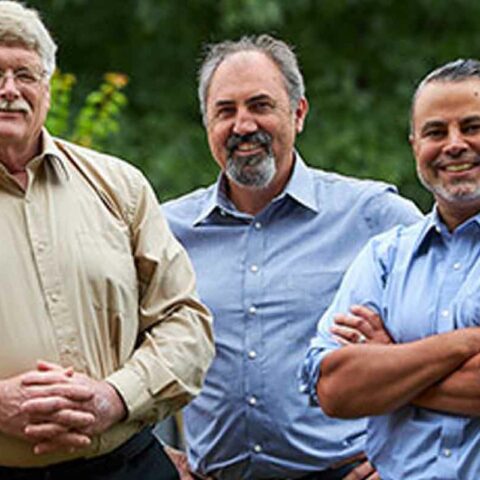 Campaign photo showing steven chisolm (center)