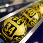 Winning lottery numbers. Lottery balls - Stock Photo