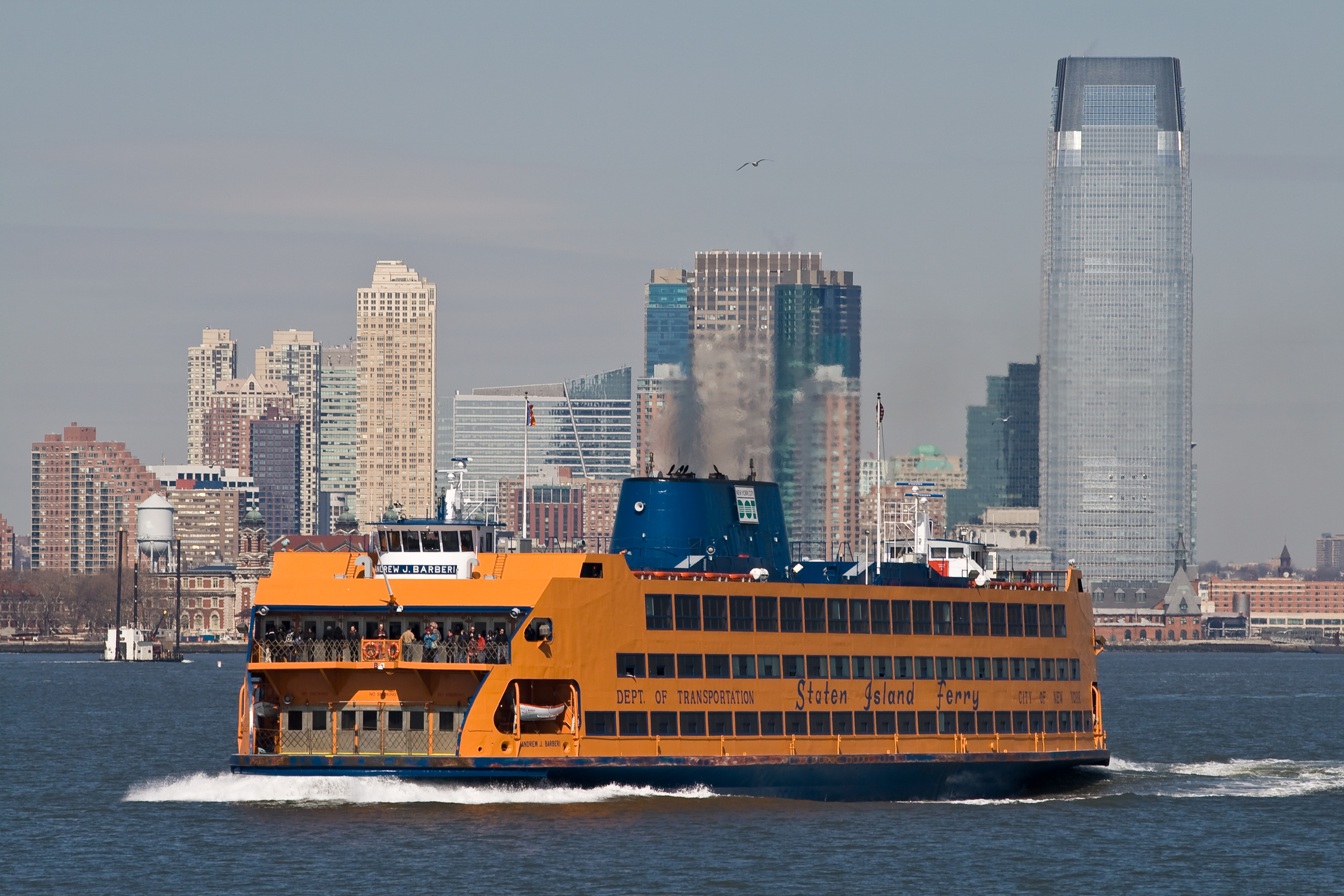 Staten Island Ferry service suspended due to high tides, wind