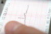Investigating a possible earthquake on a seismograph.