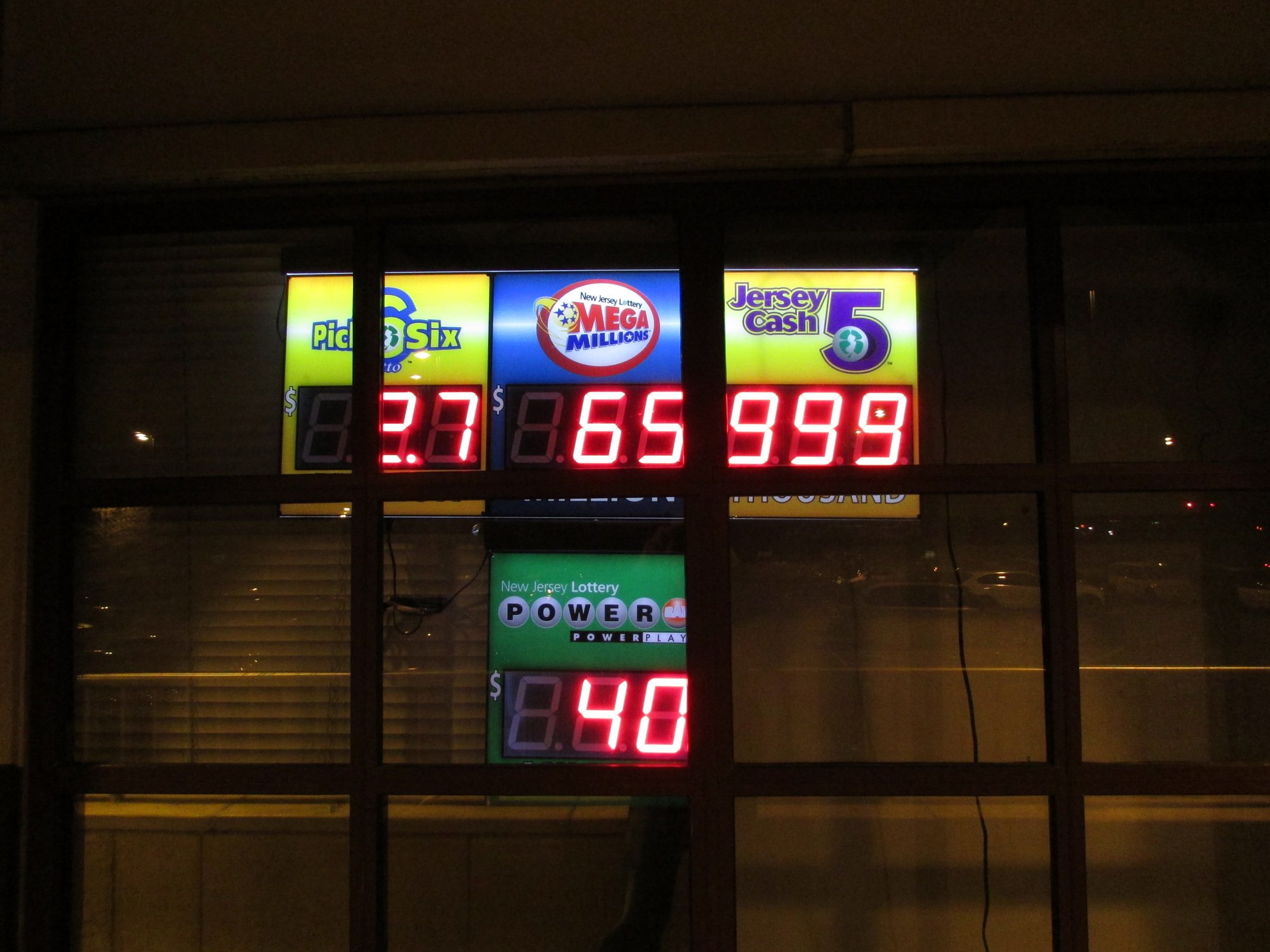 Jersey sales city lottery
