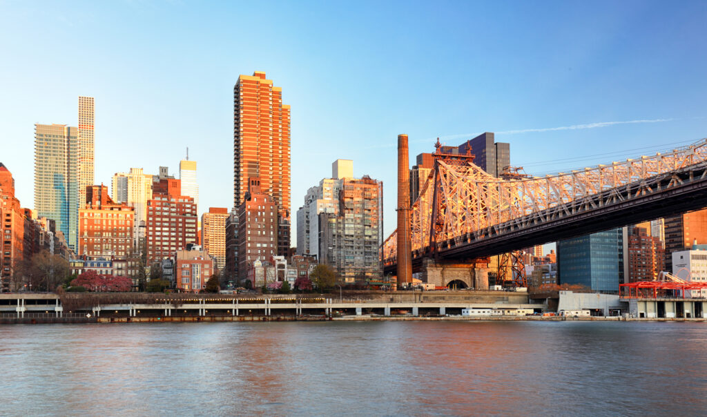 Ed Koch Queensboro Bridge from Manhattan. It is also known as the 59th Street Bridge as it is located between 59th and 60th Streets.