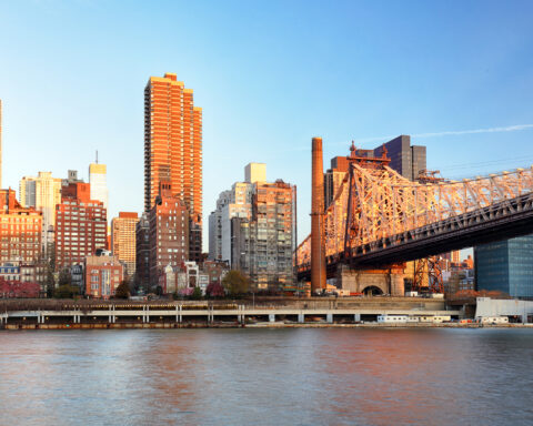 Ed Koch Queensboro Bridge from Manhattan. It is also known as the 59th Street Bridge as it is located between 59th and 60th Streets.