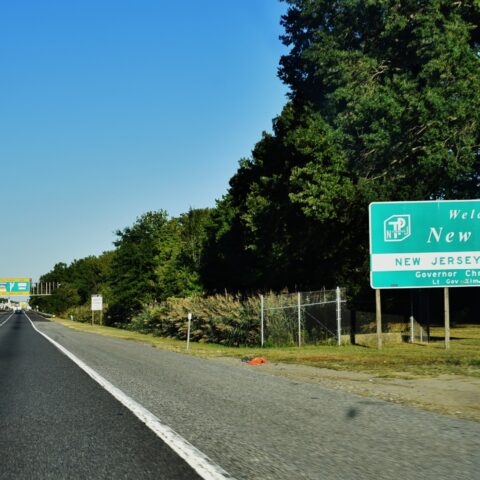 Welcome to new jersey sign