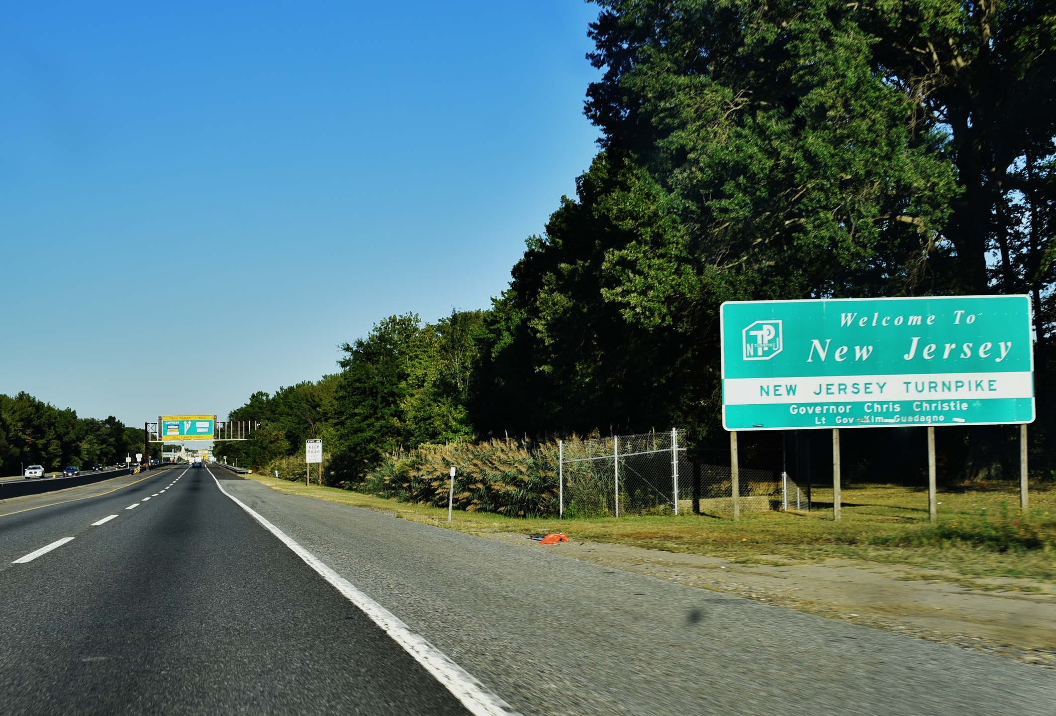 Welcome to New Jersey Sign
