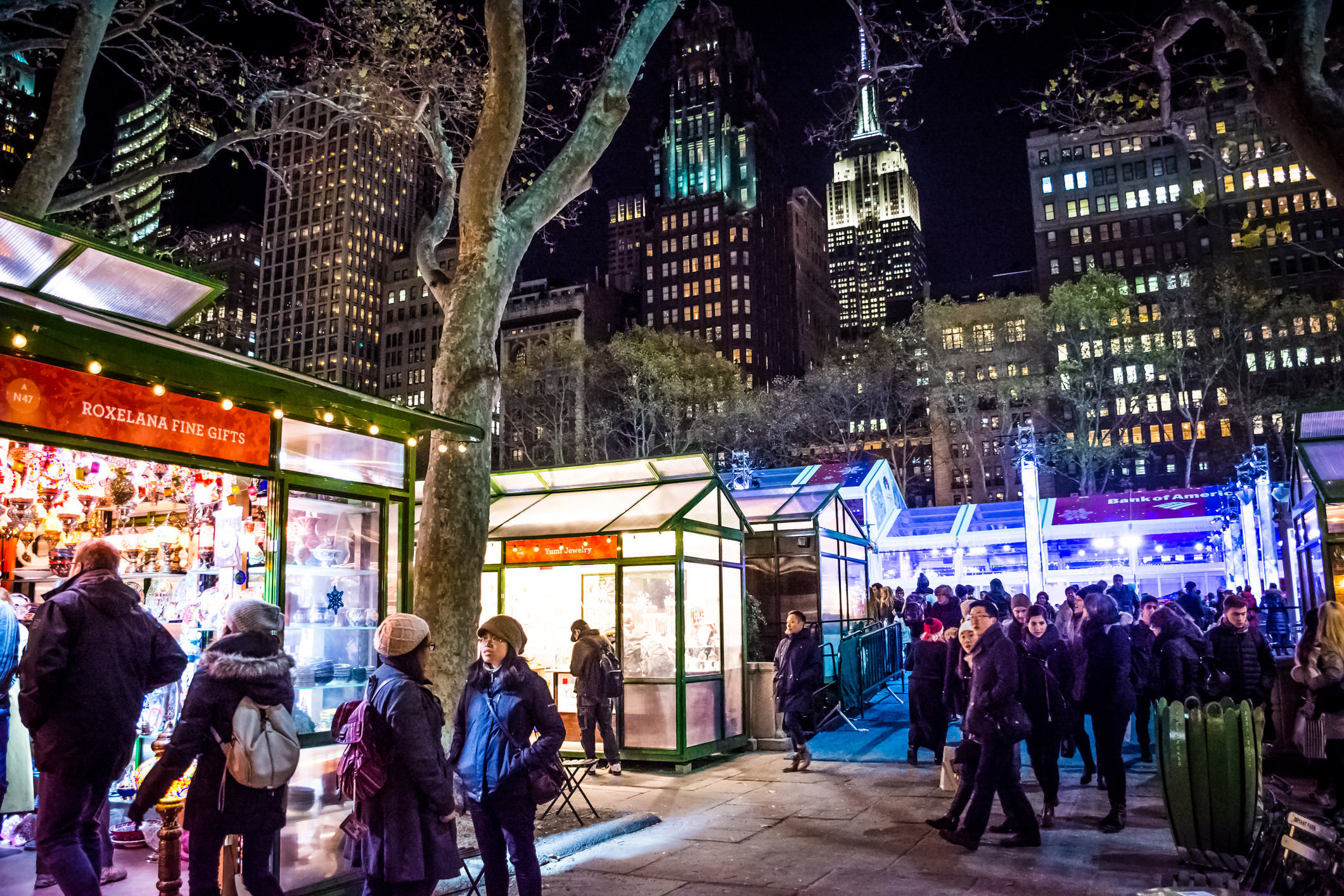 Bryant Park Christmas Shops