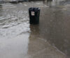 Flooded corner in nyc.