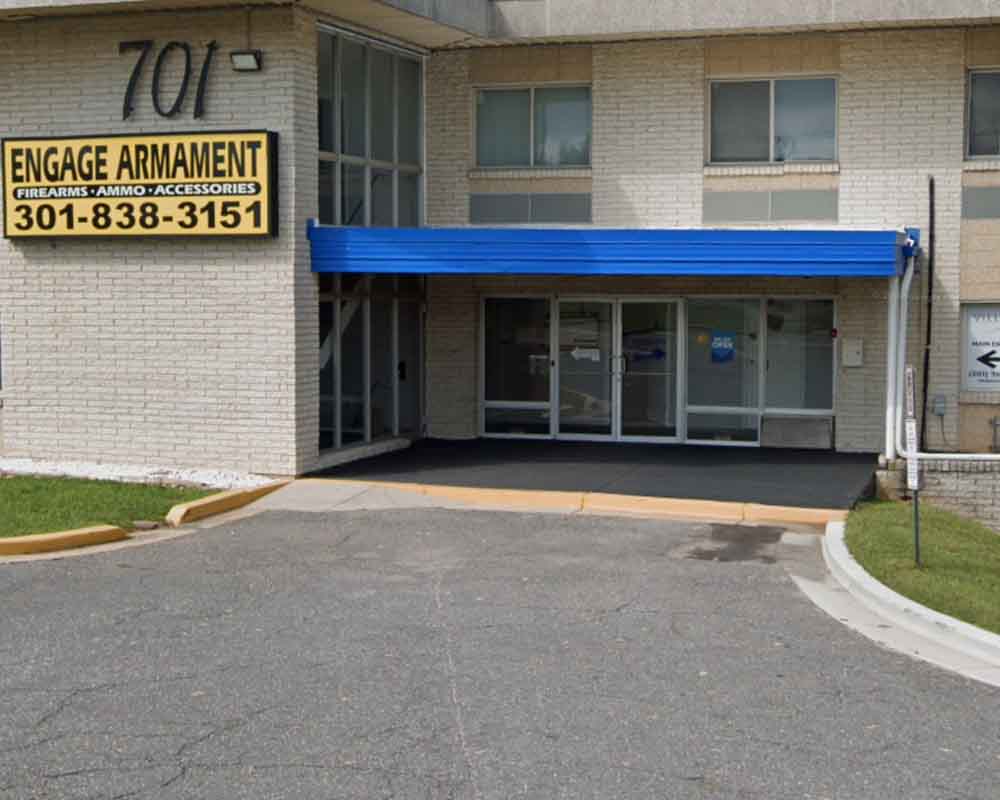 As a result of recent gun store burglaries, Montgomery County Police officers were on proactive patrol in the 700 block of East Gude Dr., when at approximately 12:30 a.m., an employee of Engage Armament ran towards the officer’s unmarked car and began shooting, hitting the unmarked car twice.