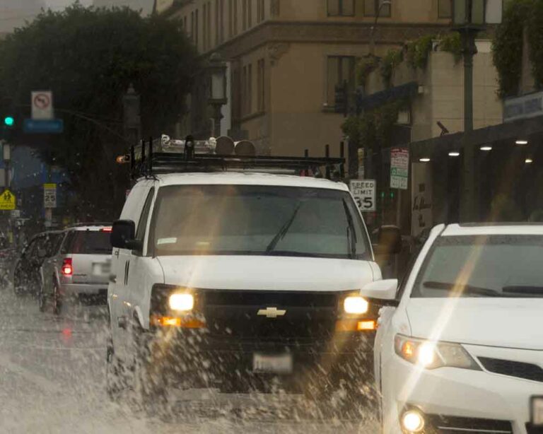Flooded city road, File Photo LA-CA
