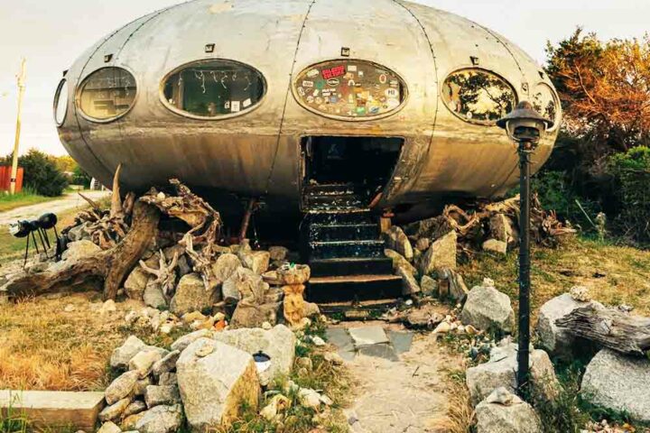 The Futuro House, in Frisco, the Outer Banks, North Carolina