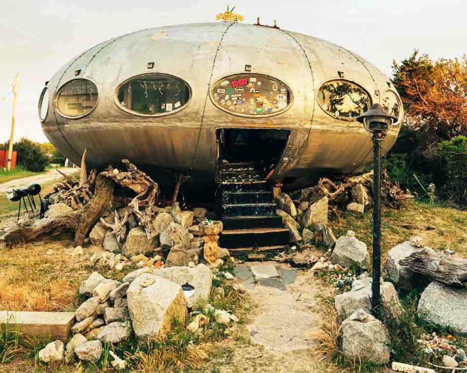 The Futuro House, in Frisco, the Outer Banks, North Carolina