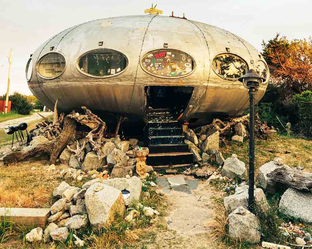 The Futuro House, in Frisco, the Outer Banks, North Carolina