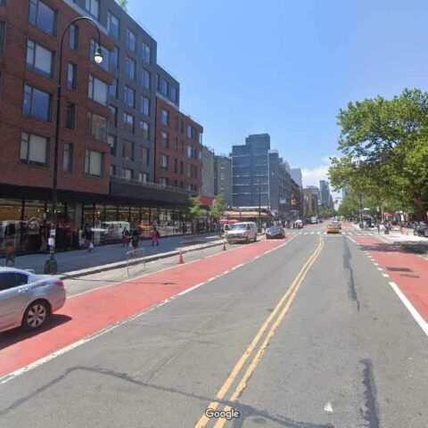 Avenue a near 14th street in nyc's east village