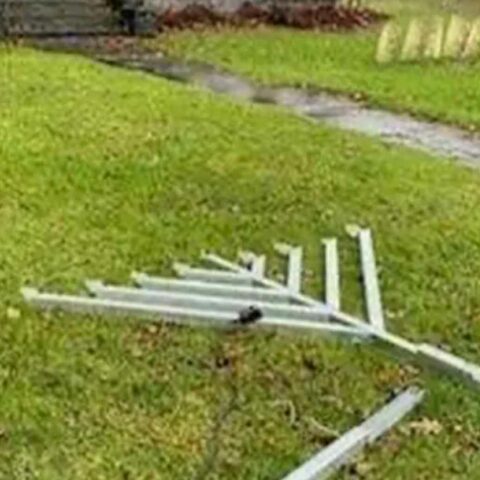 Gofundme campaign raises nearly $18,000 in response to vandalism of jewish menorah at university in new york - photo licensed by shore news network.