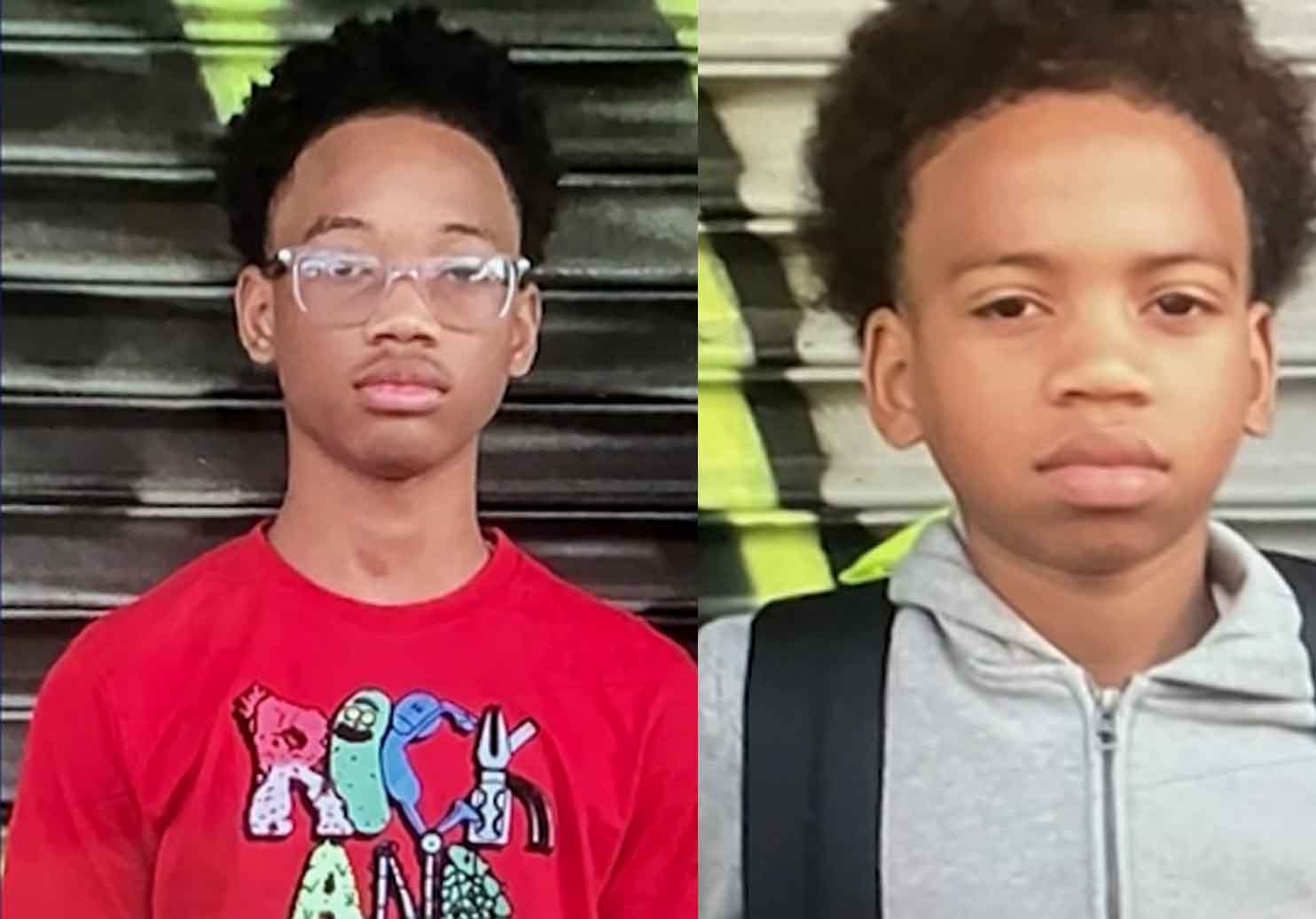 Brothers 12 and 15 have been missing since Friday from New York City