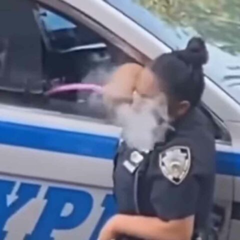 Video claims two new york city cops caught on camera smoking weed on duty - photo licensed by shore news network.