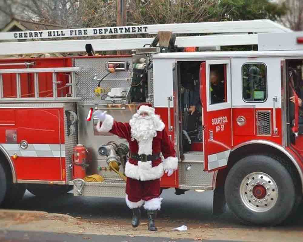 Santa - Photo by CHFD