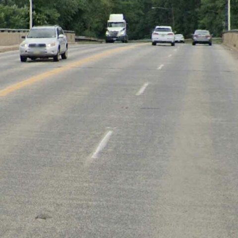 Flooding shuts down outer lanes on veterans memorial bridge - photo licensed by shore news network.