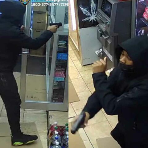 Nypd seeking to identify gunman who robbed 18-year-old deli worker - photo licensed by shore news network.