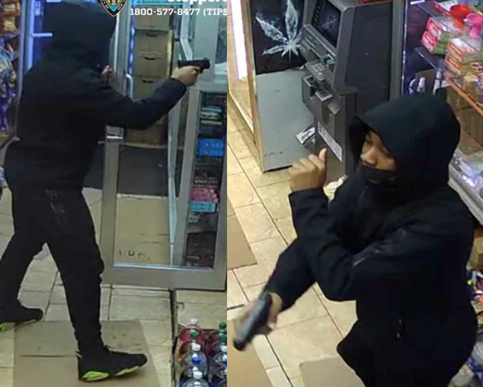 NYPD seeking to identify gunman who robbed 18-year-old deli worker