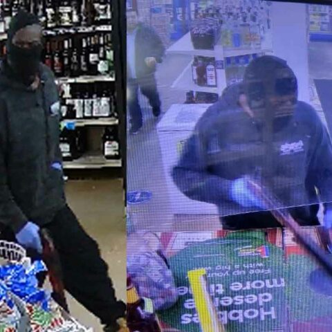 Police release photos of millsboro liquor store armed robbery suspect - photo licensed by shore news network.