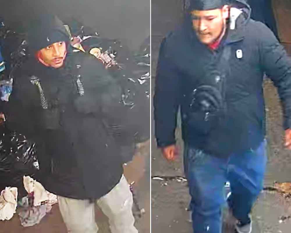 Know these guys? On 12/1/22 at approx. 9:50 PM, in front of 404 E 14 St in Manhattan, one suspect punched a 69-year-old male in the head, causing him to fall, then the second male kicked him before fleeing.