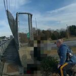 Recently, troopers from Troop "C" Bordentown Station rescued a suicidal woman attempting to jump from an overpass in Mount Laurel, Burlington County.