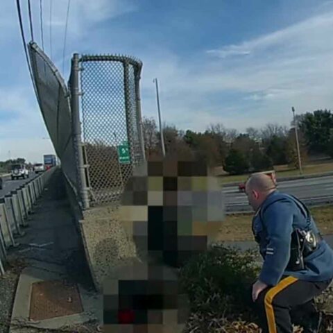 Recently, troopers from troop "c" bordentown station rescued a suicidal woman attempting to jump from an overpass in mount laurel, burlington county.