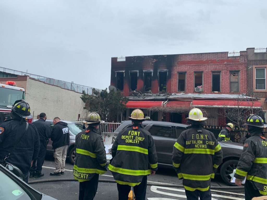 Deputy Chief Donlevy provides an update from the scene of this afternoon’s 2-alarm fire at 1211 Evergreen Avenue in the Bronx.