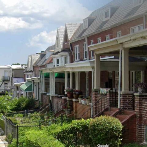Houses on holmes avenue in baltimore - google maps