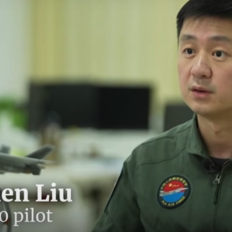 Chinese state media claims new stealth fighter proved it can sneak attack taiwan - photo licensed by shore news network.