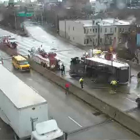 Crash on the bqe