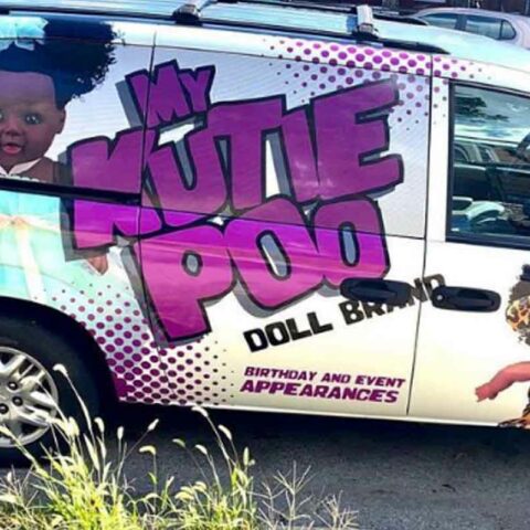 African american doll maker's van torched by arsonist on christmas morning - photo licensed by shore news network.