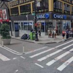 On Thursday, January 19, 2023 at approximately 0340 hours, police responded to a 911 call of a male assaulted inside of 615 8th Avenue (vestibule area of Chase Bank), within the confines of the Midtown South Precinct. Upon arrival, officers observed a 42-year-old male with burns to the right side of his face, neck, and shoulder.