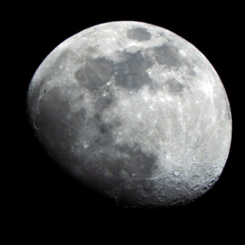 Photo of the moon.