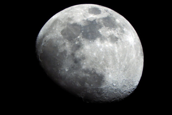 Photo of the moon.