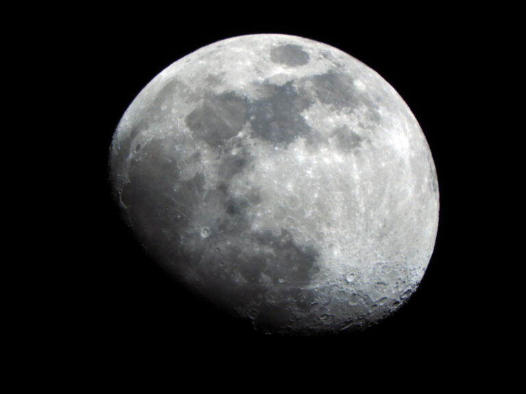 Photo of the moon.