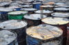 Metal drums similar to the ones removed from the Ciba Geigy superfund site in Toms River - Stock Photo.