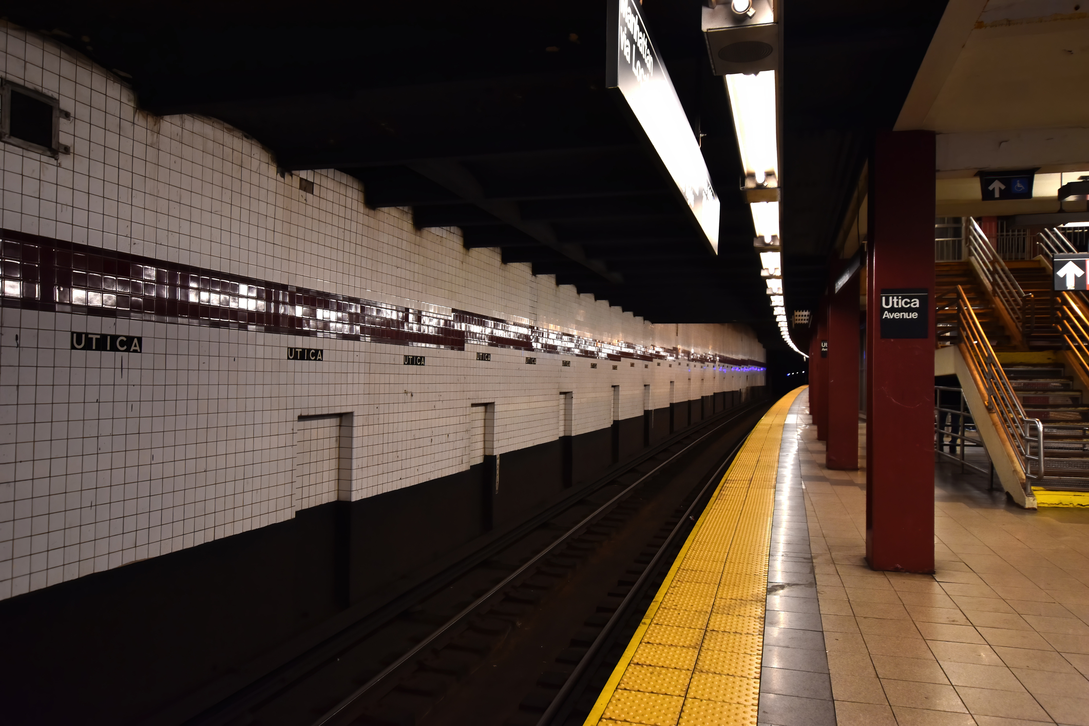 Utica Avenue subway station, Brooklyn NYC