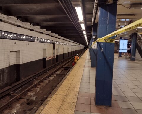 Inspection in a NYC subway station in Manhattan. File Photo