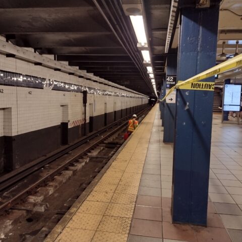 Inspection in a nyc subway station in manhattan. File photo