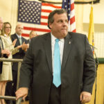 ew Jersey Republican governor Chris Christie addresses a large gathering at the Livingston High School Fieldhouse for the First Meeting Day celebratory commemoration of the first meeting of Livingston s town government in April, 1813. Christie, a former Livingston resident, was a catcher on the 1980 state champion baseball team and senior class president.